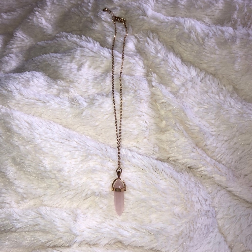 Pink Pendant Necklace